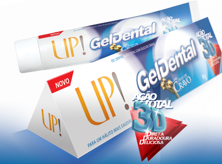 Gel Dental UP! - Ação Total com Óleo de Cravo